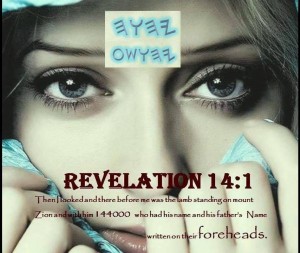 YHWH Names on my forehaed